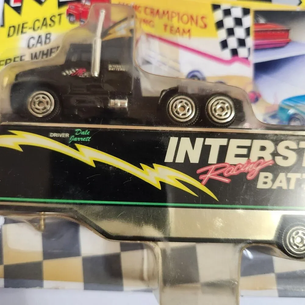 1992 Racing Champions Nascar #18 Dale Jarrett Interstate Batteries w Mini Car